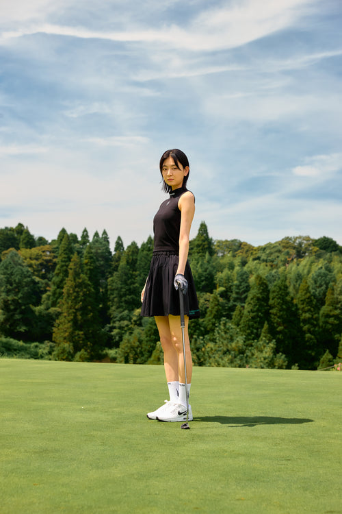 TNRCN 24S Waist Logo Skirt BLACK