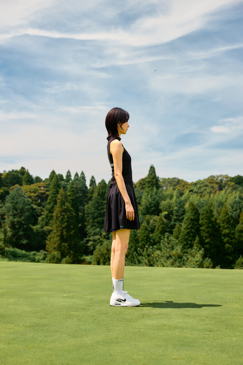TNRCN 24S Waist Logo Skirt BLACK