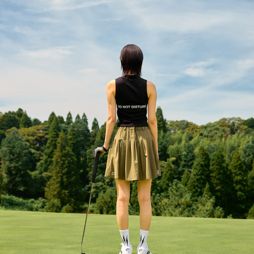 TNRCN 24S Waist Logo Skirt KHAKI