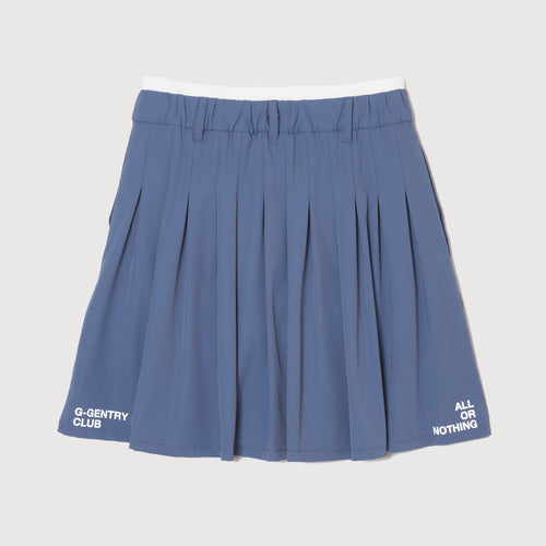 TNRCN 24S Waist Logo Skirt BLUE