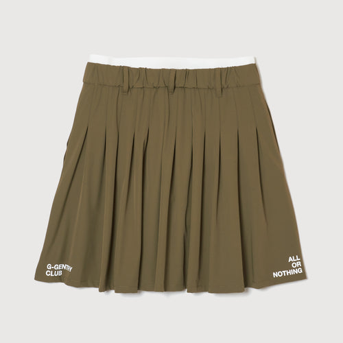 TNRCN 24S Waist Logo Skirt KHAKI