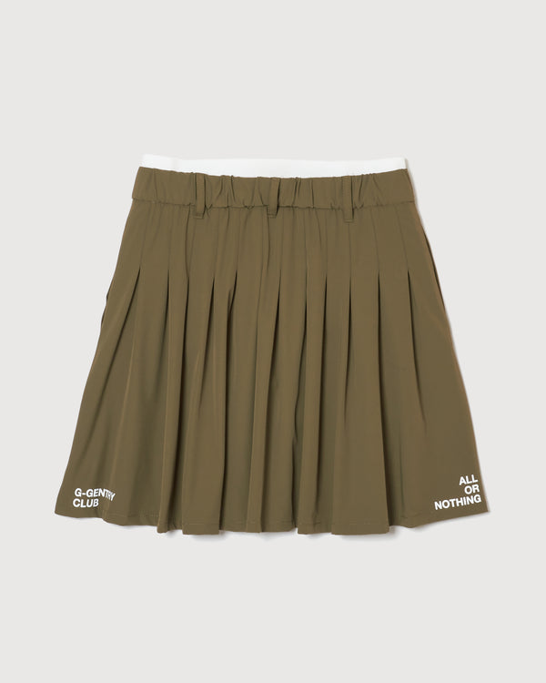 TNRCN 24S Waist Logo Skirt KHAKI