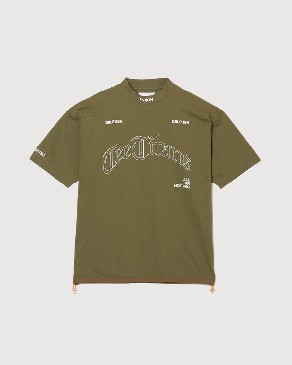 TNRCN 24S Mock Neck KHAKI