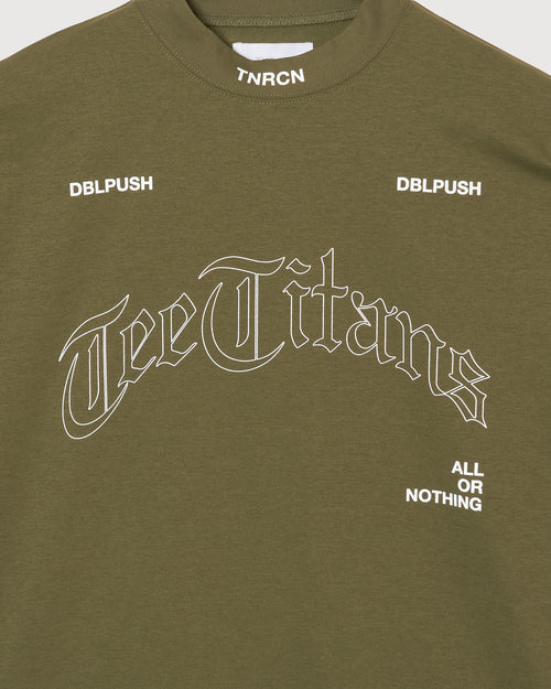 TNRCN 24S Mock Neck KHAKI