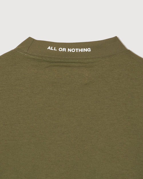 TNRCN 24S "AON" Mock Neck KHAKI