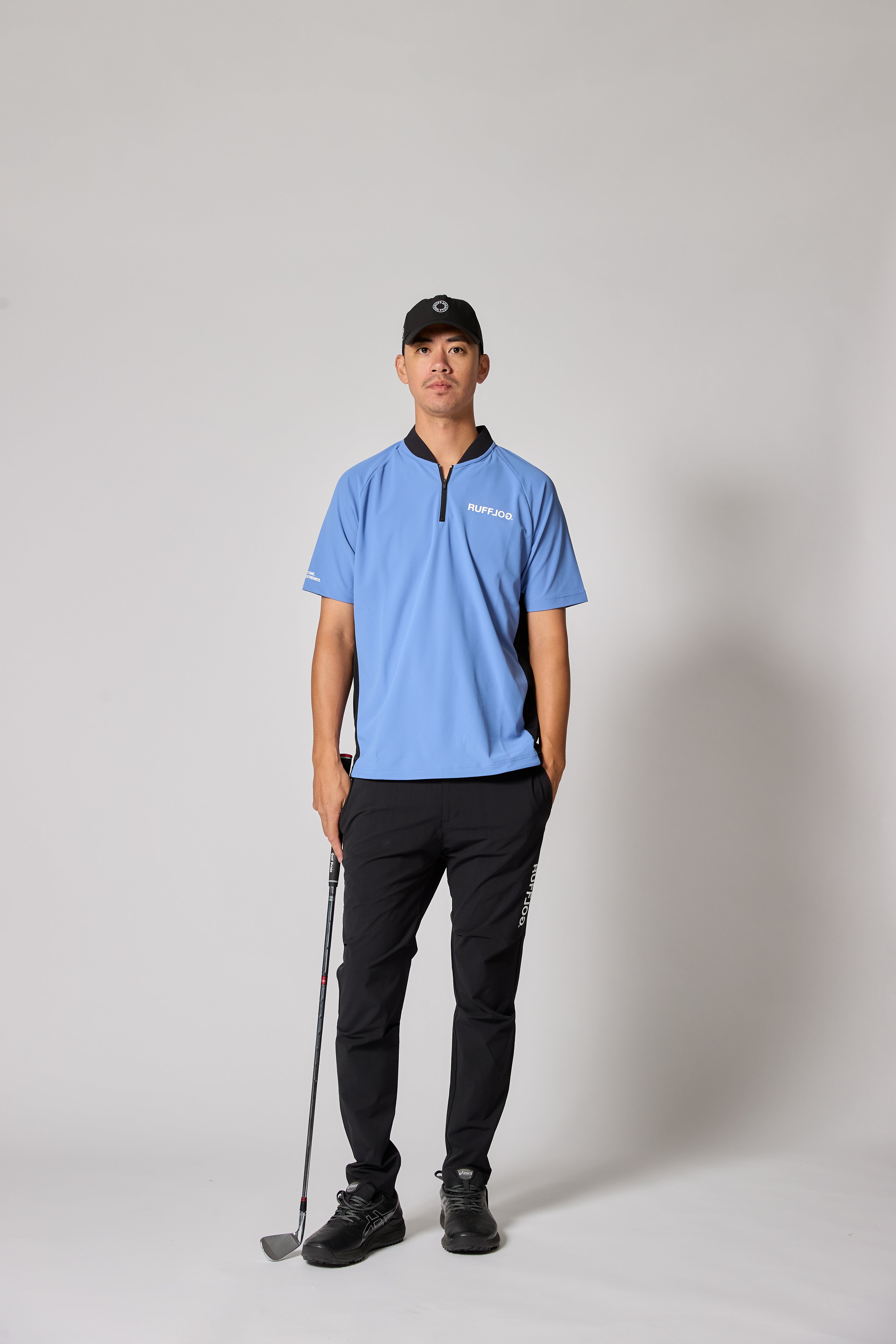 TC HENRY NECK BLUE – RUFFLOG