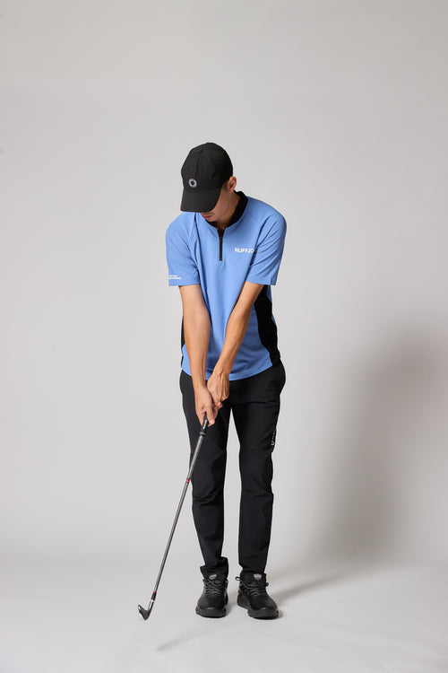 TC HENRY NECK BLUE