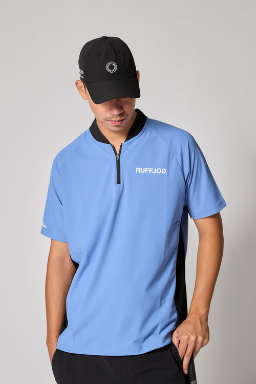 TC HENRY NECK BLUE