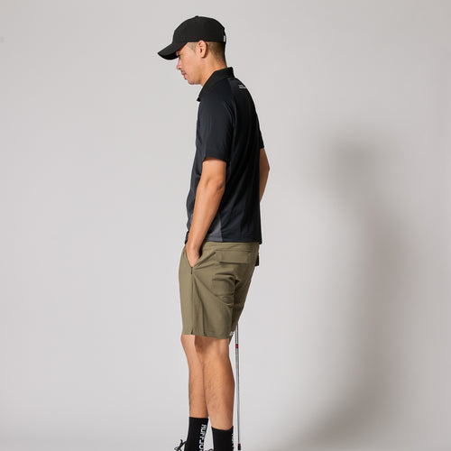 TC S/S POLO BLACK