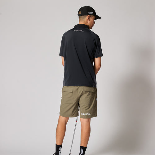 TC S/S POLO BLACK