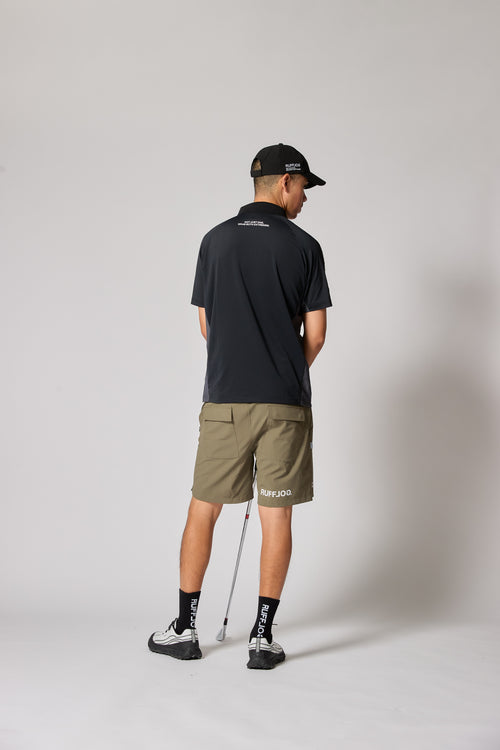 TC S/S POLO BLACK