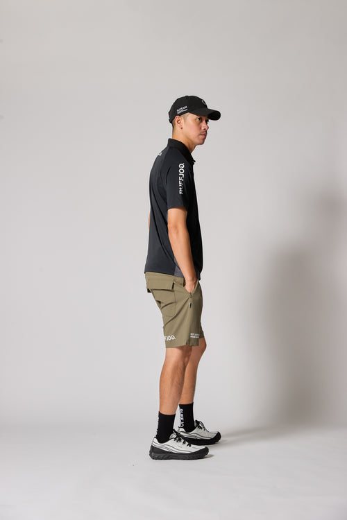 TC S/S POLO BLACK