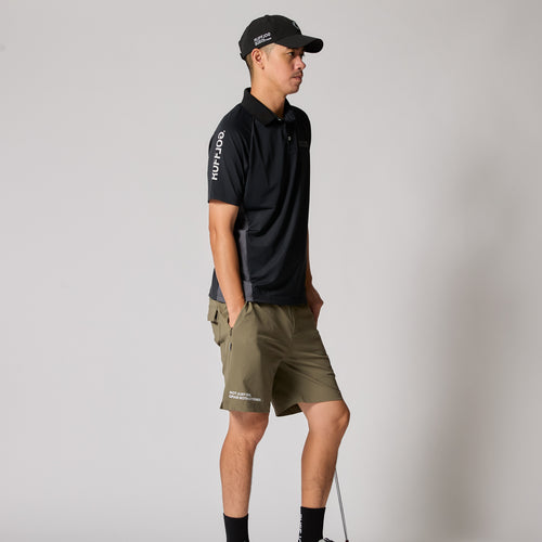 TC S/S POLO BLACK