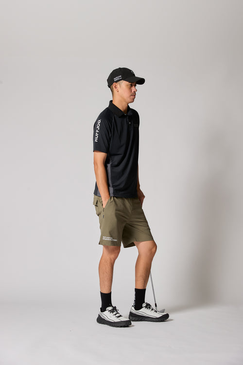 TC S/S POLO BLACK