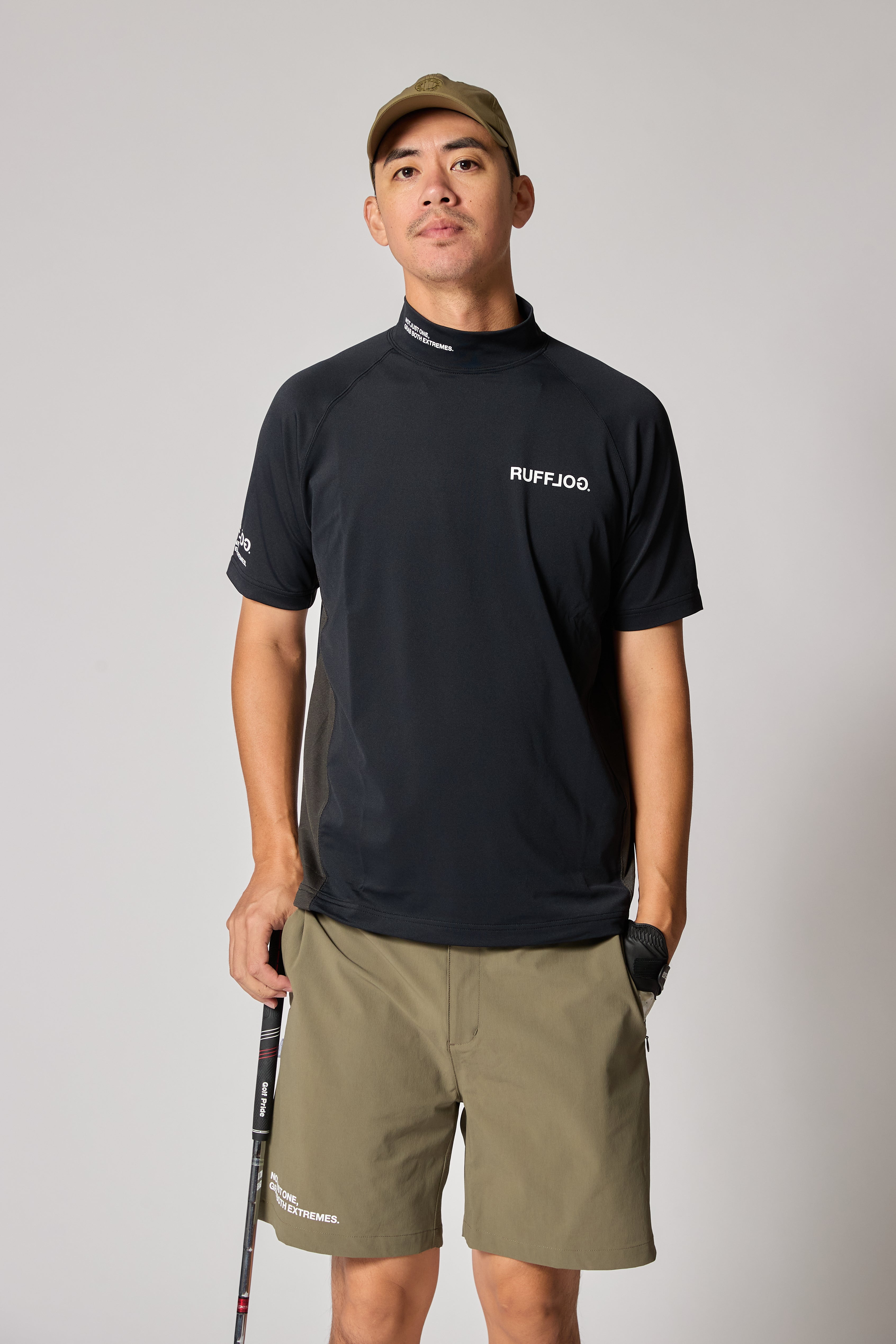 TC HENRY NECK BLACK – RUFFLOG