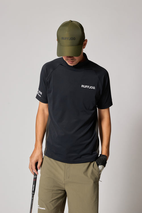 TC HENRY NECK BLACK