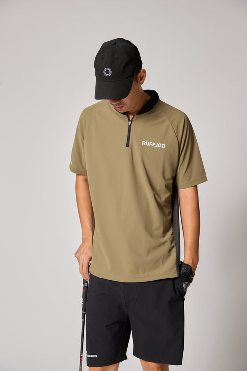 TC HENRY NECK KHAKI