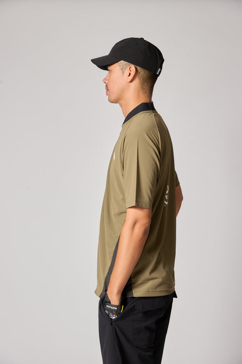 TC HENRY NECK KHAKI