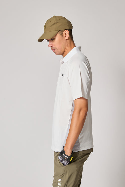 TC S/S POLO WHITE