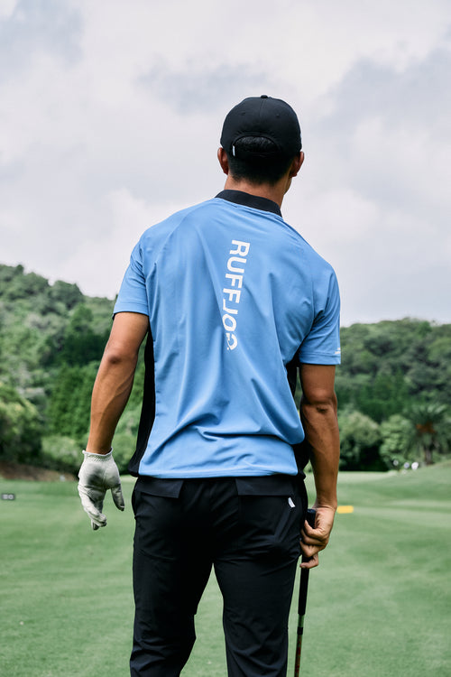 TC HENRY NECK BLUE
