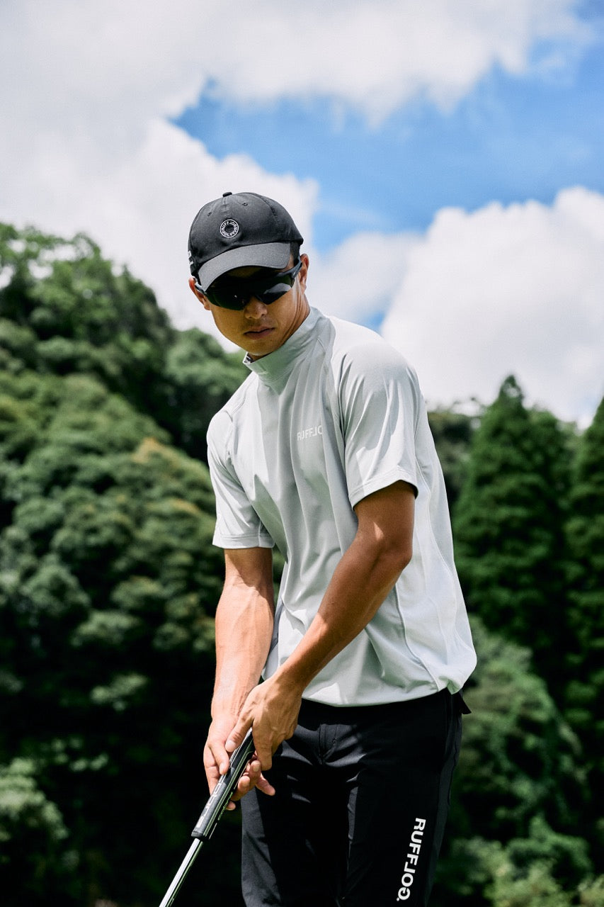 TC S/S MOCK NECK GRAY – RUFFLOG