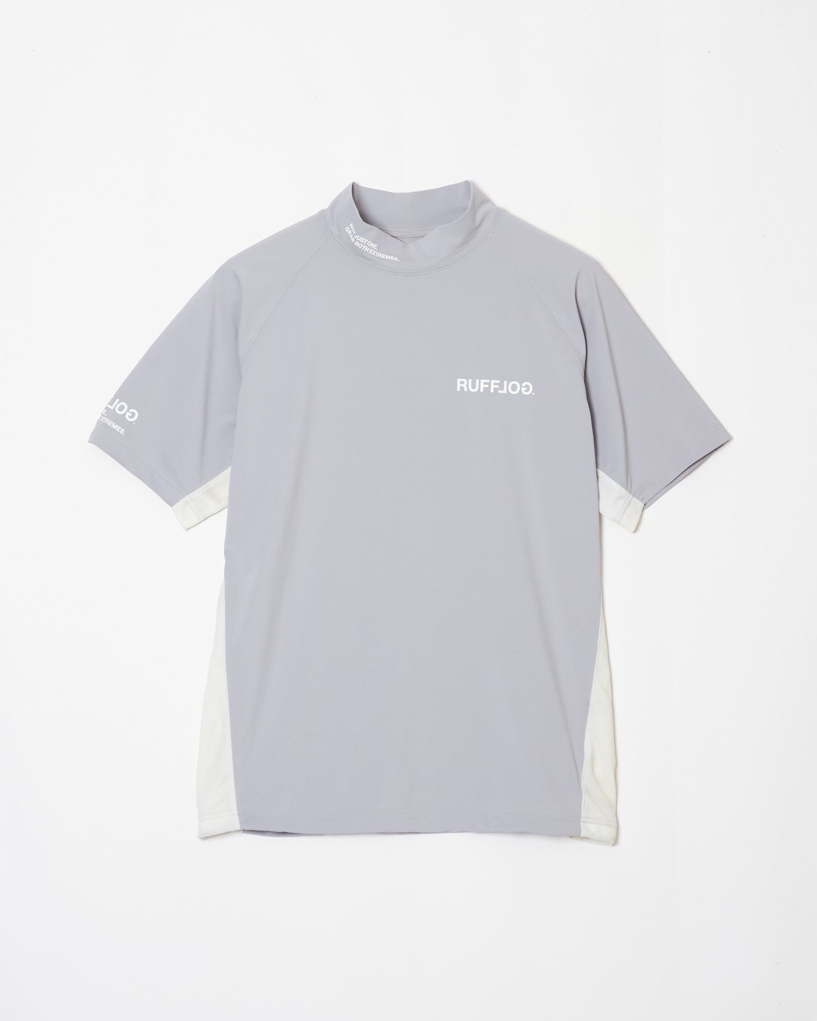 RUFFLOG TC S/S MOCK NECK グレー　サイズL TC S/S MOCK NECK GRAY – RUFFLOG
