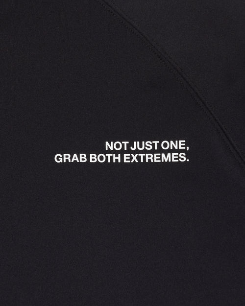 TC S/S MOCK NECK BLACK
