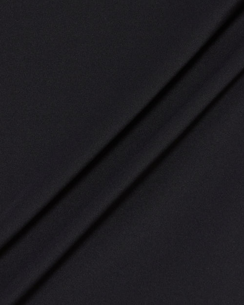 TC S/S MOCK NECK BLACK