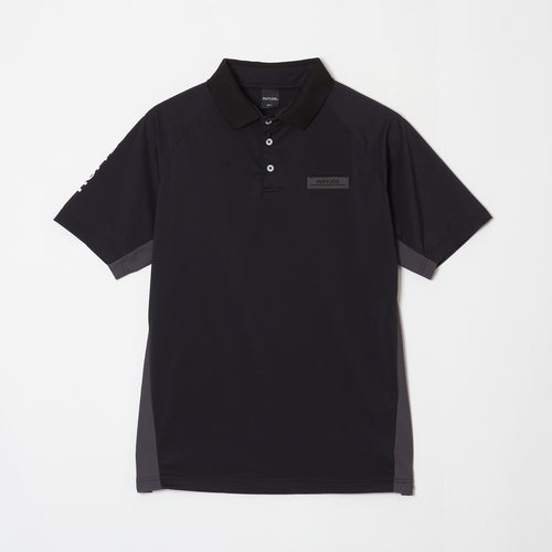 TC S/S POLO BLACK