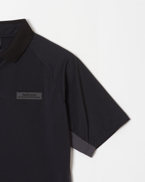 TC S/S POLO BLACK