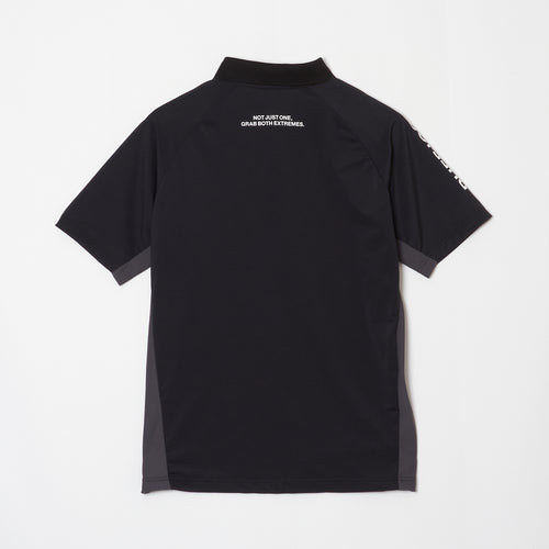 TC S/S POLO BLACK