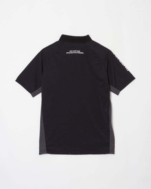 TC S/S POLO BLACK