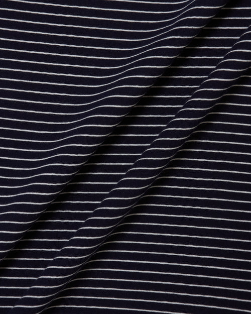 OG Embroidery L/S MOCK NECK Blue Boarder