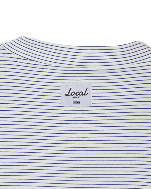 OG Embroidery L/S MOCK NECK White Boarder