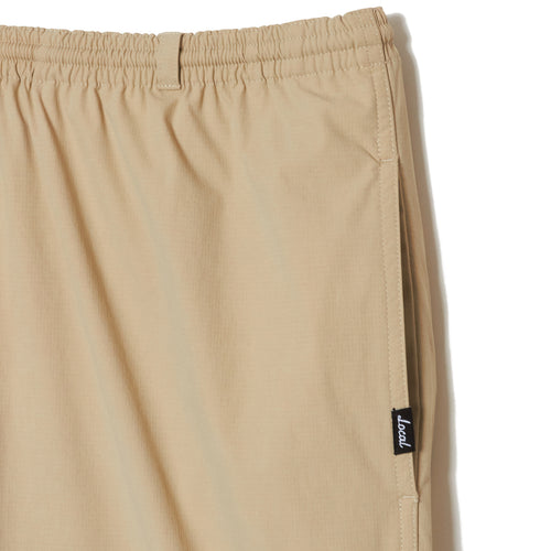 Convertible Stretch Nylon Jogger PANTS BEIGE