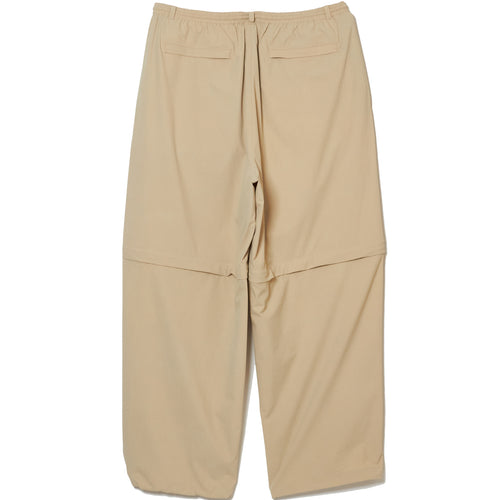 Convertible Stretch Nylon Jogger PANTS BEIGE