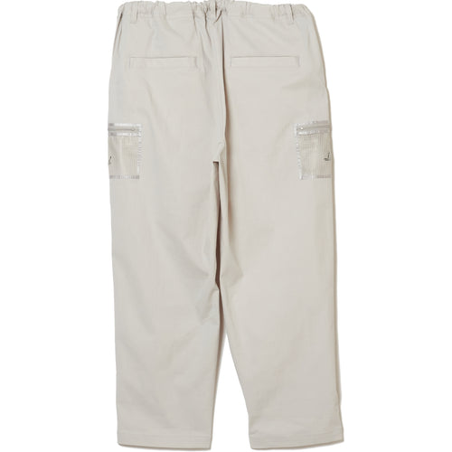 OG Logo Mesh Pocket Stretch Chino PANTS GrayBeige