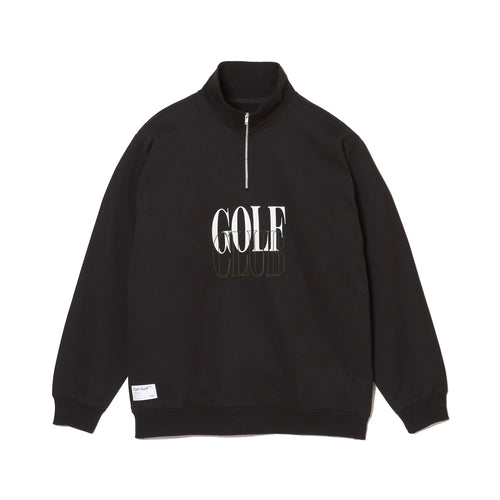 #HALF ZIP CPH GOLF CLUB PULLOVER BLACK