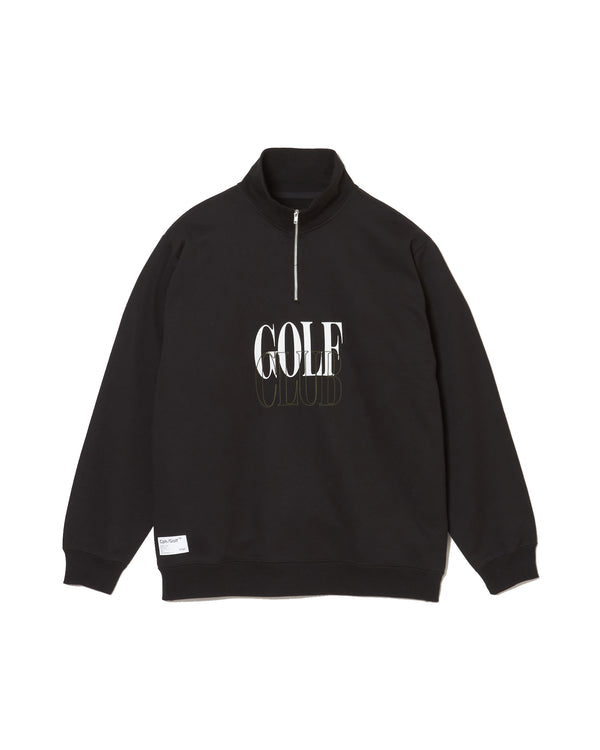 #HALF ZIP CPH GOLF CLUB PULLOVER BLACK