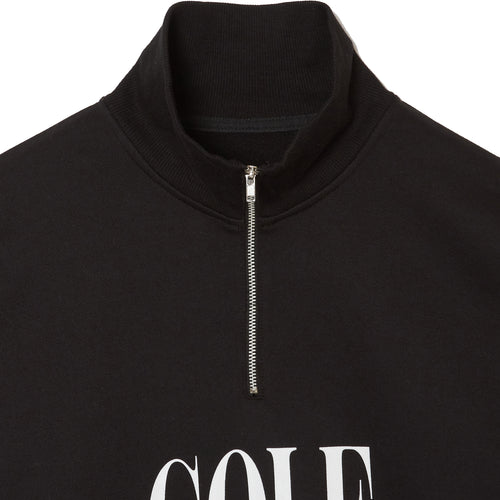 #HALF ZIP CPH GOLF CLUB PULLOVER BLACK