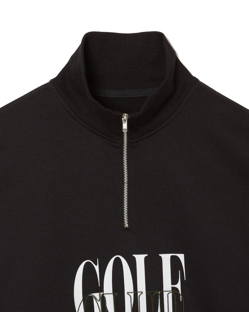 #HALF ZIP CPH GOLF CLUB PULLOVER BLACK