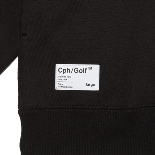 #HALF ZIP CPH GOLF CLUB PULLOVER BLACK