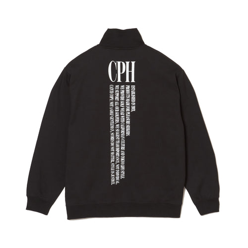 #HALF ZIP CPH GOLF CLUB PULLOVER BLACK