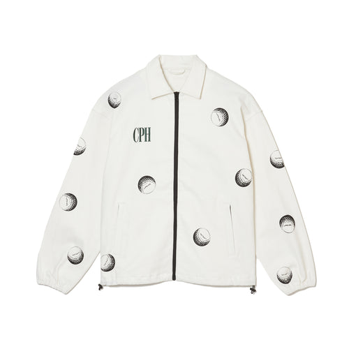 #CRAZY BALL CPH GOLF CLUB JACKET WHITE