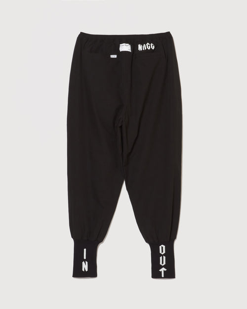 #09×2 IN OUT ADJUSTABLE JOGGER PANTS BLACK
