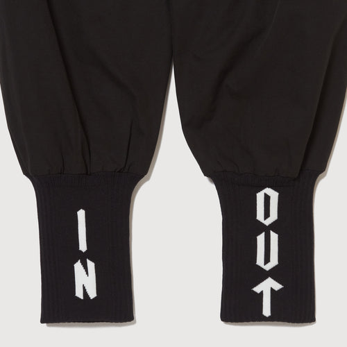 #09×2 IN OUT ADJUSTABLE JOGGER PANTS BLACK