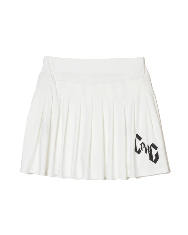 #09×2 IN OUT SKIRT White