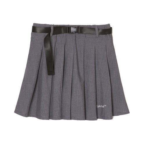 [WOMEN] #ADJUSTABLE SKIRT GRAY