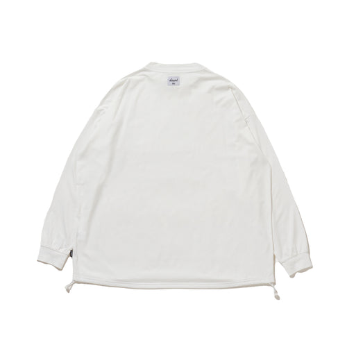 OG Embroidery L/S MOCK NECK WHITE