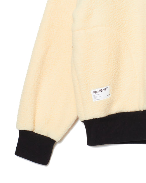 #BI COLOR MOCK NECK PULLOVER OFF WHITE